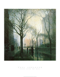 Plaza (After The Rain) Posters by Paul Cornoyer