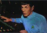 Star Trek - Spock (Leonard Nimoy) Television Postcard Posters