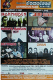 Download Festival Iron Maiden Marily Manson Huge Original Music Poster Prints