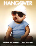 The Hangover Movie What Happened Last Night Baby Poster Print Masterprint