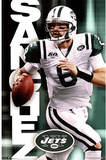 New York Jets Mark Sanchez with Football Sports Poster Print Posters