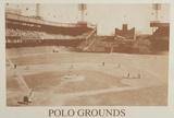 New York Polo Grounds Vintage B&W Photo Sports Poster Print Photo