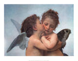 William Bouguereau (The First Kiss) Art Poster Print Posters