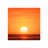 Sunset Over Lake Michigan Posters by Frank Cezus