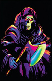 Reaper Psychedelic Fantasy Blacklight Art Poster Print Posters