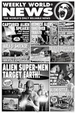 Weekly World News (Aliens) Art Poster Print Posters