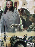 Star Wars Movie (Episode I - Jar Jar & Obi Wan) Poster Print Posters