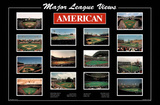 Major League Views American League Ballparks Sports Poster Print Posters