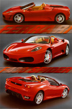 Ferrari (F-430 Spider) Art Poster Print Photo