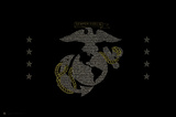 Marine Emblem (Semper Fi, Marines' Hymn Lyrics) Art Poster Print Posters