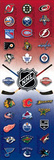 NHL Logos Sports Door Poster Print Posters
