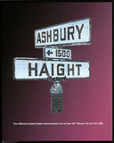 Haight Ashbury (LSD Street Terms) Art Poster Print Posters