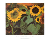 Sunflowers Prints by Emil Nolde