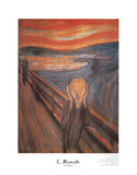 The Scream Prints by Edvard Munch