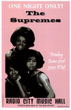 The Supremes (Radio City Music Hall) Music Poster Print Masterprint