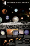 Voyager's Odyssey Educational Science Space Chart Poster Print Posters