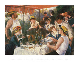 Le déjeuner des canotiers, vers 1881 Poster par Pierre-Auguste Renoir