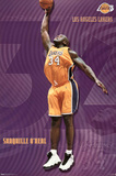 Los Angeles Lakers Shaquille O'Neal Sports Poster Print Posters