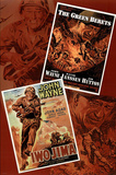 John Wayne Double Feature Green Berets and Iwo Jima Movie Poster Print Photo