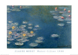 Waterlillies Prints by Claude Monet