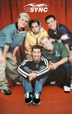 N' Sync (Group, Red) Music Poster Print Prints