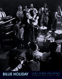 Billie Holiday (Lady Sings the Blues, Carnegie Hall, NYC 1944) Music Poster Print Prints