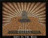 Kansas (Dust in the Wind Lyrics) Music Poster Print Fotografia
