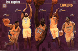 Los Angeles Lakers 2001 Group Sports Poster Print Posters