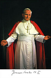 Pope John Paul II (Memorial) Religious Postcard Photo