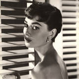 Audrey Hepburn Blinds Poster