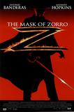 The Mask of Zorro Movie, Silhouette, Original Poster Print Prints