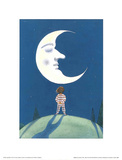 Ian Beck Moon Art Print Poster Posters Ian Beck Moon Art Print Poster Posters