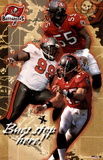 Tampa Bay Buccaneers Derrick Brooks Warren Sapp John Lynch Sports Poster Print Prints