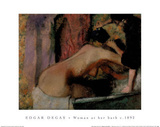 Woman at her Bath, c.1892 Posters par Edgar Degas