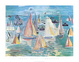 Schwarzblau Kunstdrucke von Raoul Dufy