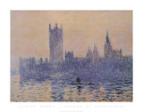 Houses of Parliament, Sunset Posters par Claude Monet