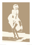 Marilyn Monroe Photo Negative Effect Poster