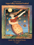 Jessel Miller Original 1999 Napa Valley Mustard Festival Art Print Poster Posters