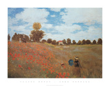 Field of Poppies Prints by Claude Monet