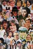 1970's Celebrity Collage (Men of the 70's) Art Poster Print Prints