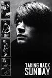 Taking Back Sunday Black and White Music Poster Print Prints