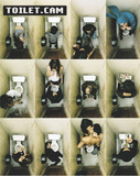 Toilet Cam (Bathroom Scenes) Art Poster Print Posters