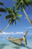 Eternal Quest (Boat on Beach) Art Poster Print Posters