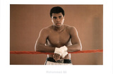 Muhammed Ali (Resting on Ropes) Sports Poster Print Prints