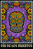 Dia de los Muertos Day of the Dead Art Poster Print Posters