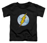 Toddler: The Flash - Flash Neon Distress Logo Camisetas