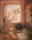 Pueblo Pottery (Mexico) Art Print Poster Posters