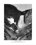 Ansel Adams Yellowstone Falls Park Art Print POSTER Photo