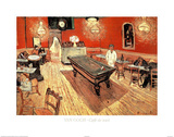 Vincent Van Gogh Cafe de Nuit Art Print Poster Posters
