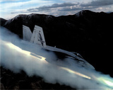 FA-18 Hornet (Firing Missile) Art Poster Print Posters